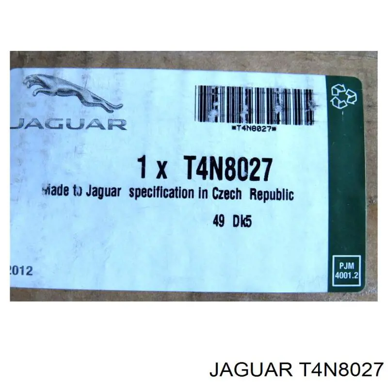 Ліхтар задній лівий, зовнішній T4N24355 Jaguar