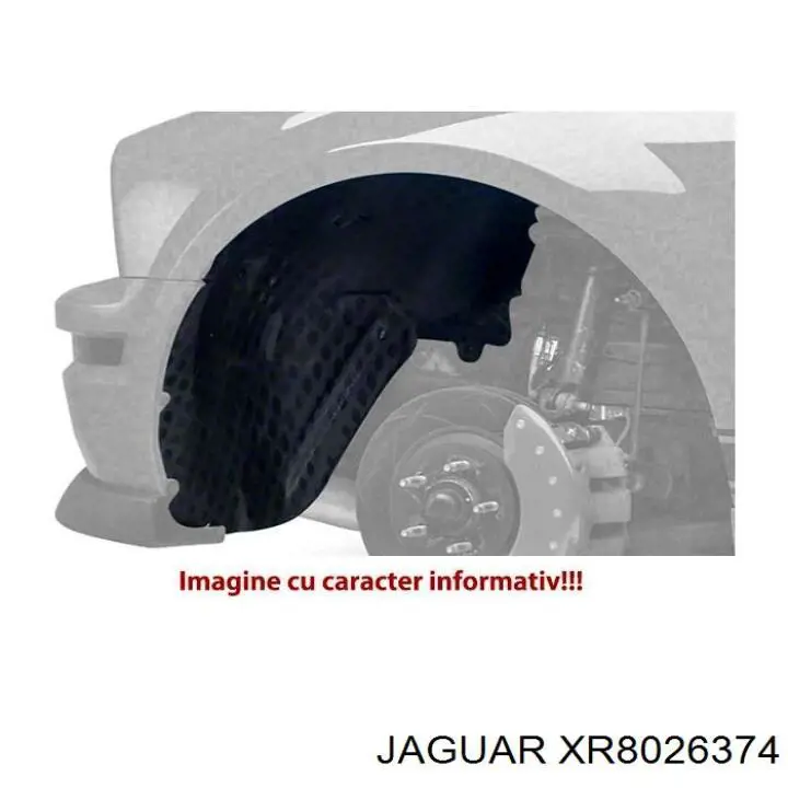 Підкрилок переднього крила, лівий Jaguar XR8026374 ціна, від 28.61 USD