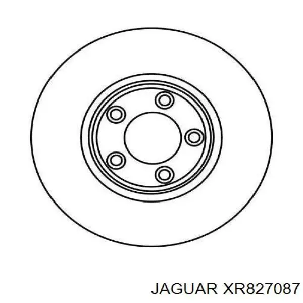 Купити XR827087 Jaguar Диск заднього гальма