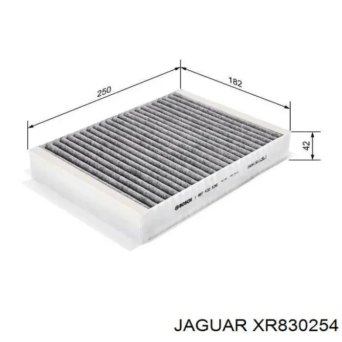 Фільтр повітряний обігрівача Jaguar XR830254 ціна, від 14.33 USD