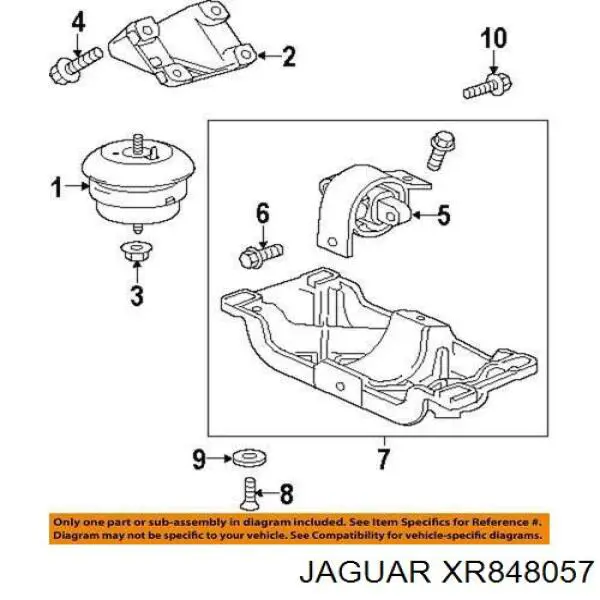 Купити XR848057 Jaguar Болт/гайка кріплення