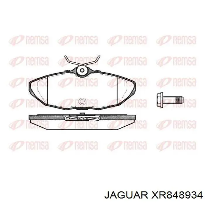Задні гальмівні колодки Jaguar XR848934 ціна, від 19.97 USD