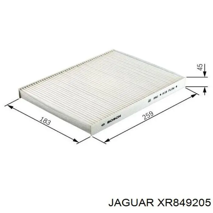 Купити XR849205 Jaguar Фільтр салону вугільний