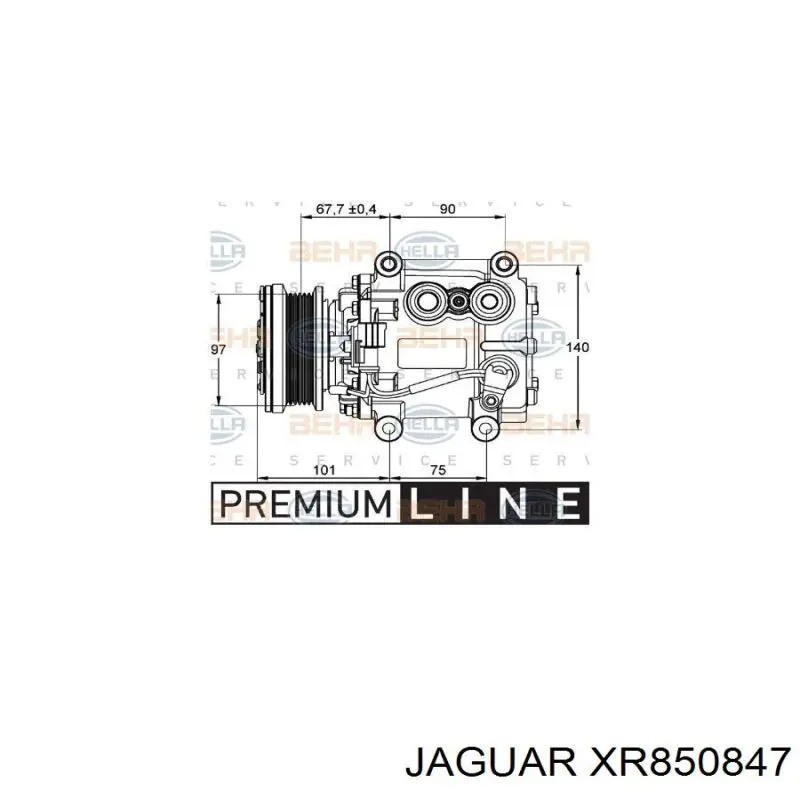 XR850847 Jaguar компресор кондиціонера