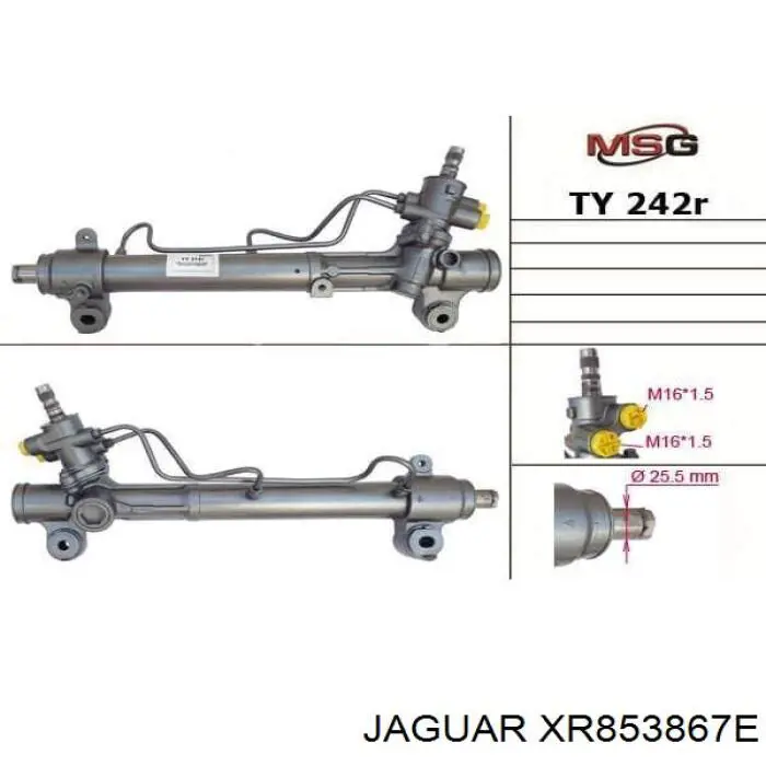 Купити XR853867E Jaguar Рульова рейка