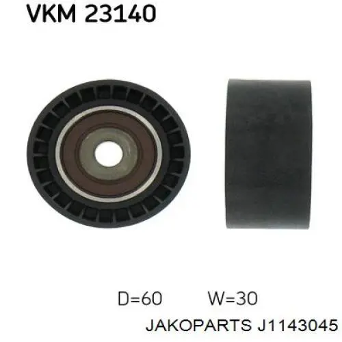 Купити J1143045 Jakoparts Натяжний ролик