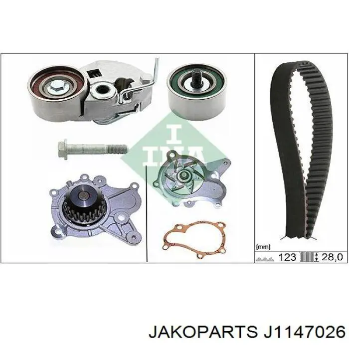 Натягувач ременя ГРМ 45716 Japko
