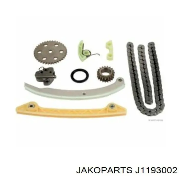Ланцюг ГРМ, комплект, верхня Jakoparts J1193002 ціна, від 111.54 USD