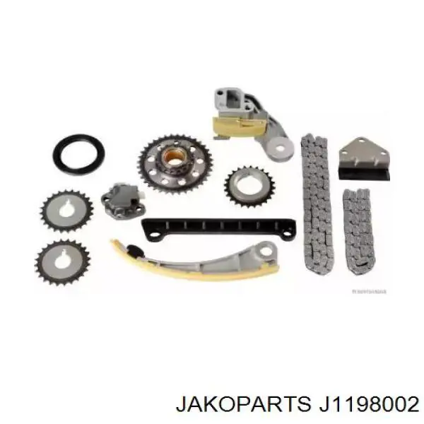 Ланцюг ГРМ, комплект Jakoparts J1198002 ціна, від 137.16 USD