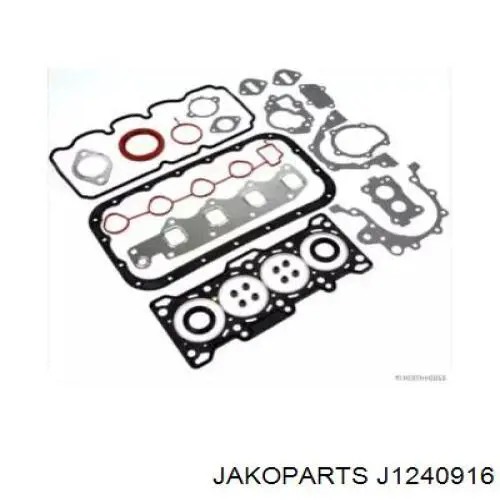 Комплект прокладок двигуна, верхній Jakoparts J1240916 ціна, від 43.14 USD