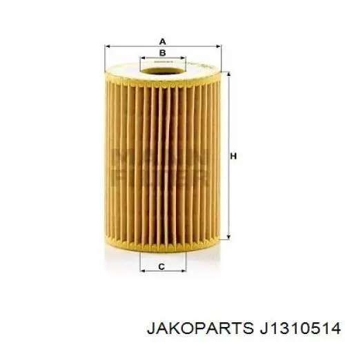Масляний фільтр J1310514 Jakoparts