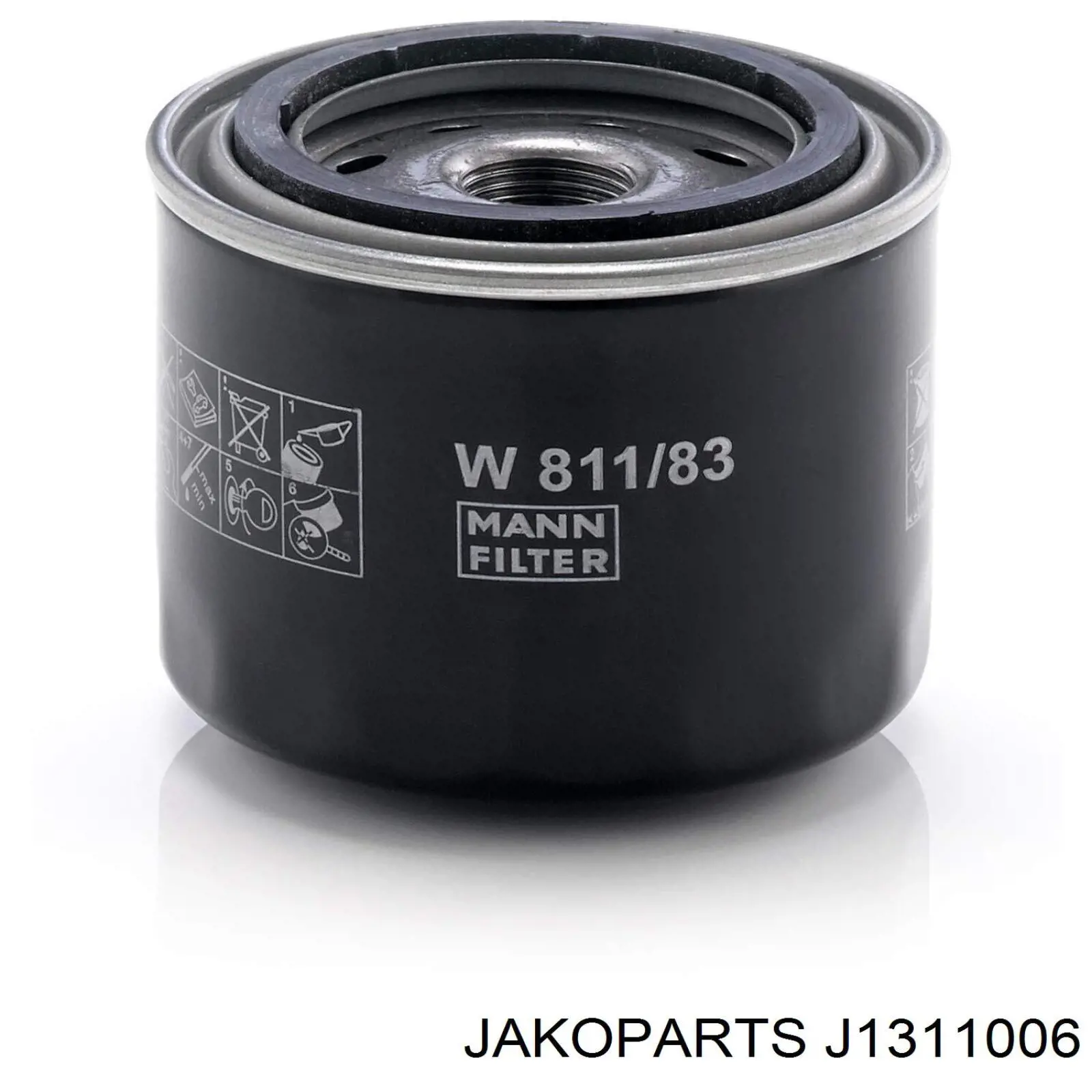 Масляний фільтр двигуна Jakoparts J1311006 ціна, від 4.43 USD