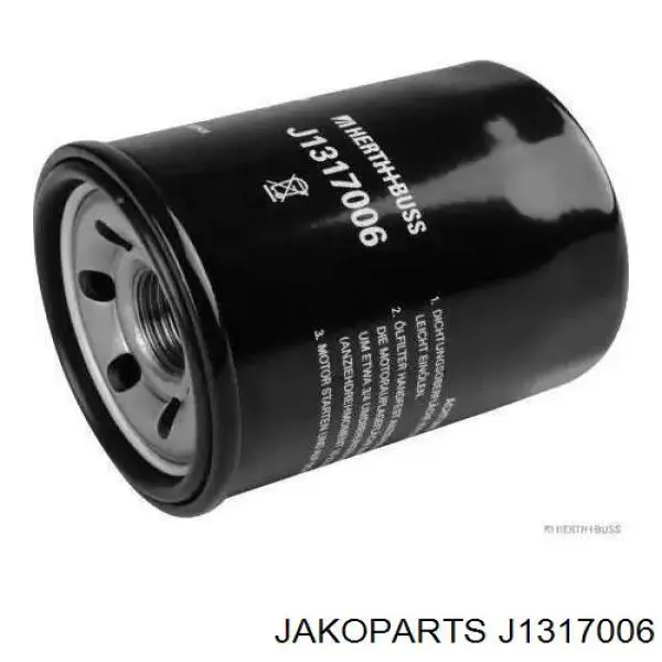 Масляний фільтр двигуна Jakoparts J1317006 ціна, від 7.75 USD