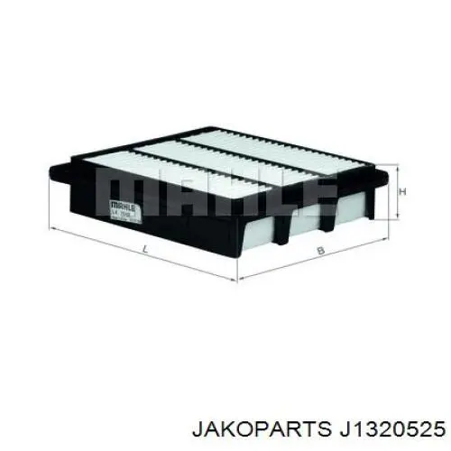 Елемент повітряного фільтра Jakoparts J1320525 ціна, від 5.80 USD