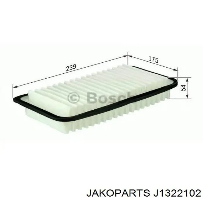 Повітряний фільтр J1322102 Jakoparts