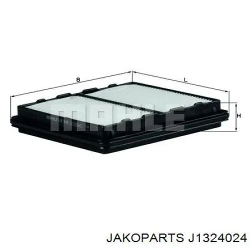 Елемент повітряного фільтра Jakoparts J1324024 ціна, від 4.33 USD