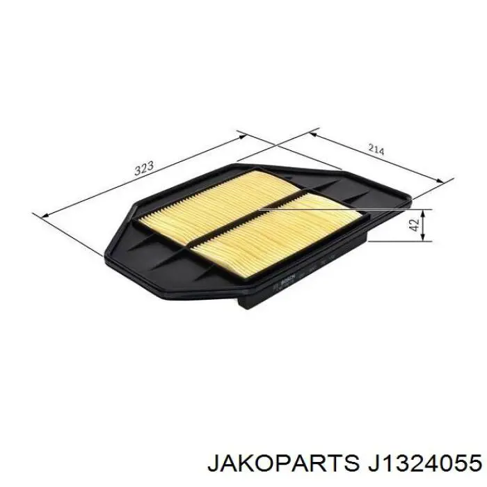Купити J1324055 Jakoparts Автомобільний фільтр повітря