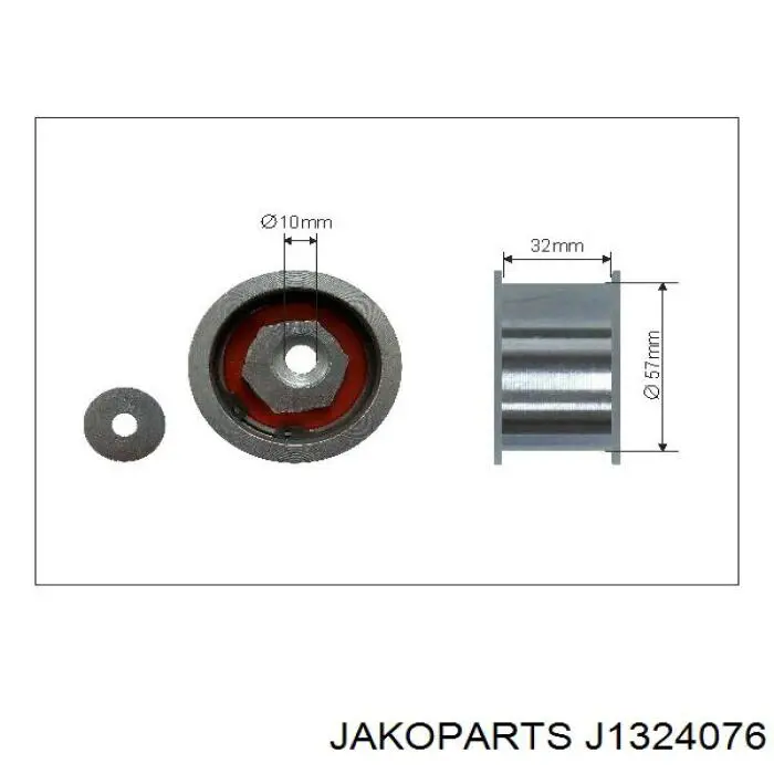J1324076 Jakoparts Повітряний фільтр двигуна
