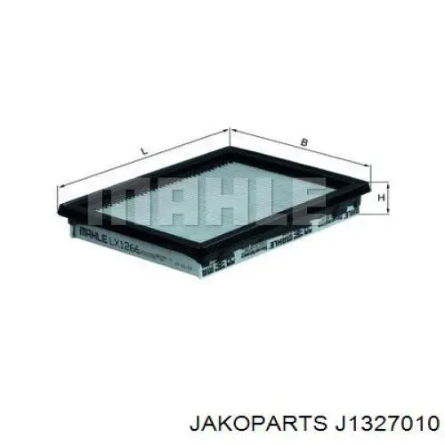 Купити J1327010 Jakoparts Автомобільний фільтр повітря