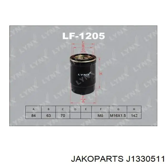 Фільтр паливний Jakoparts J1330511