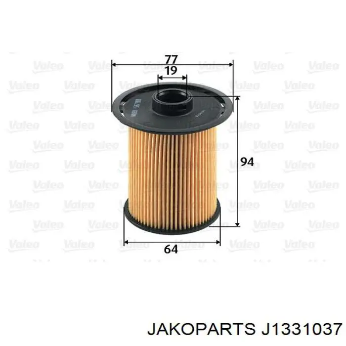 Фільтр тонкого очищення палива Jakoparts J1331037 ціна, від 6.82 USD