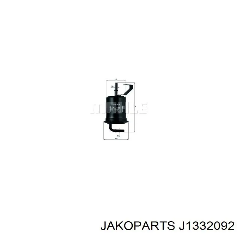 Фільтр-сітка бензонасосу J1332092 Jakoparts