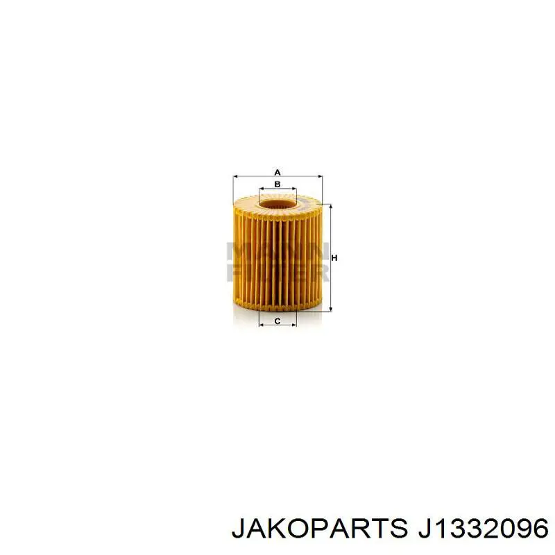 Фільтр тонкого очищення палива Jakoparts J1332096 ціна, від 8.36 USD