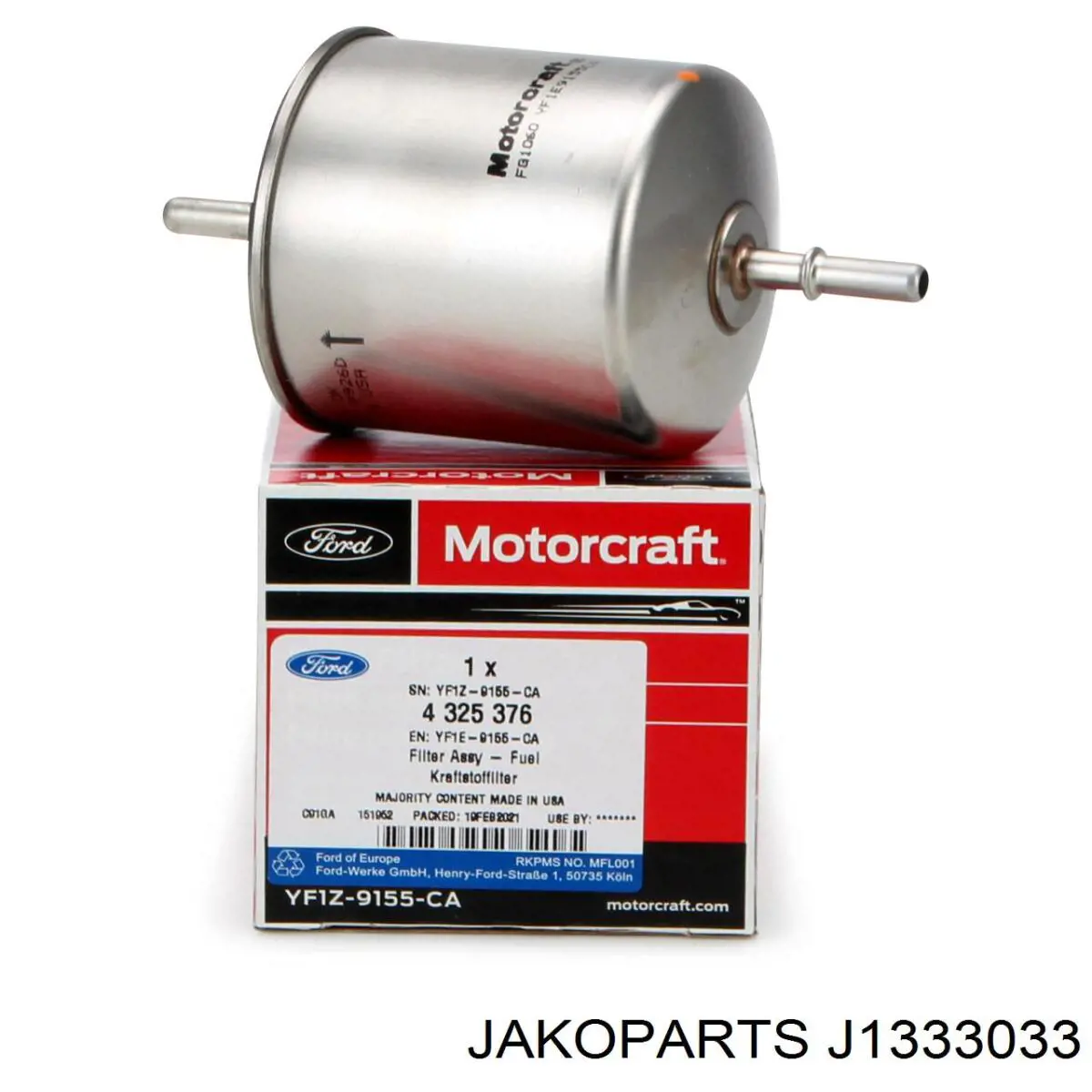 Паливний фільтр J1333033 Jakoparts