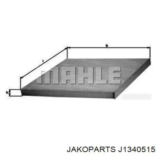 Фільтр салону J1340515 Jakoparts