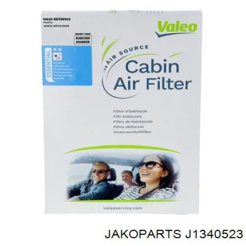 Купити J1340523 Jakoparts Фільтр салону вугільний