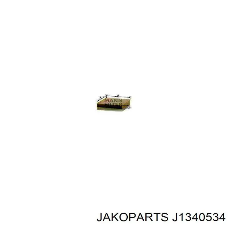 Фільтр повітряний обігрівача Jakoparts J1340534 ціна, від 5.01 USD