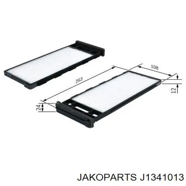 J1341013 Jakoparts Внутрішньосалонний фільтр
