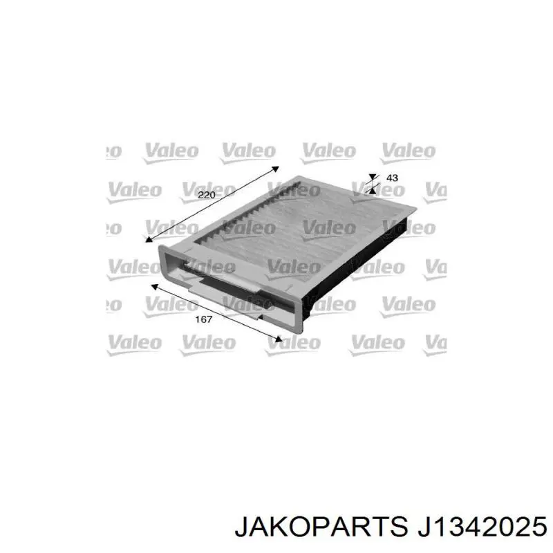 Повітряний фільтр салону Jakoparts J1342025
