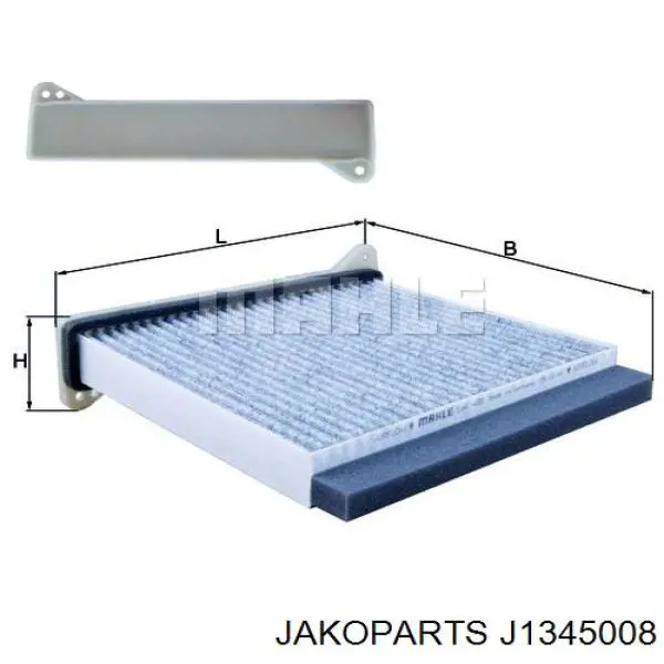 Фільтр повітряний обігрівача Jakoparts J1345008 ціна, від 8.16 USD