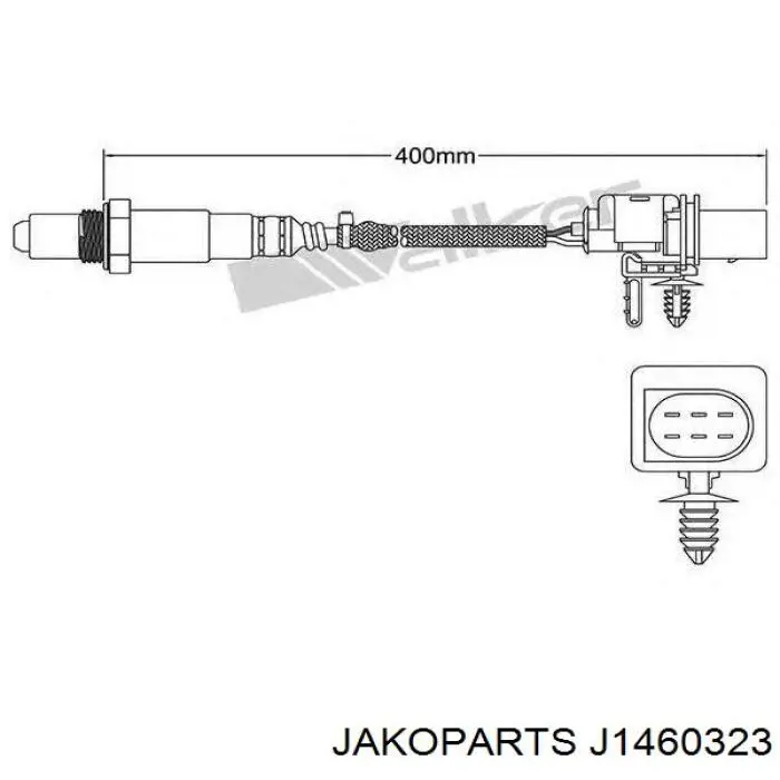 Лямбдазонд, датчик кисню до каталізатора DY1193 Ford