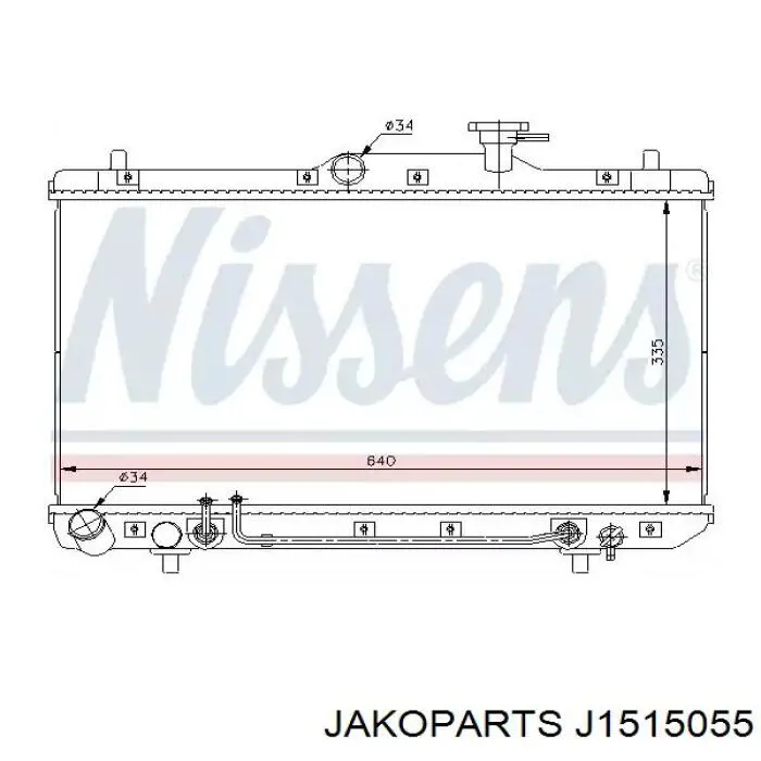 Помпа охолодження Jakoparts J1515055 ціна, від 25.25 USD