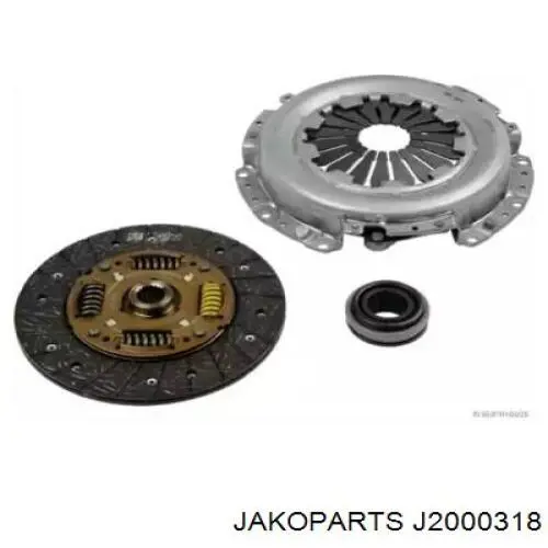 Комплект зчеплення (3 частини) Jakoparts J2000318 ціна, від 62.96 USD