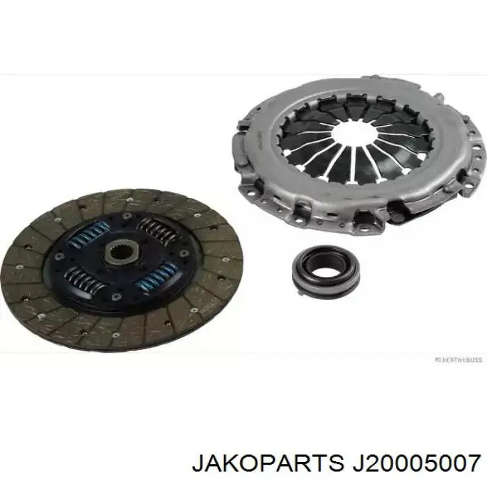 Купити J20005007 Jakoparts Комплект зчеплення (диск, корзина, підшипник)