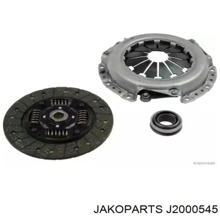 Купити J2000545 Jakoparts Комплект зчеплення (диск, корзина, підшипник)
