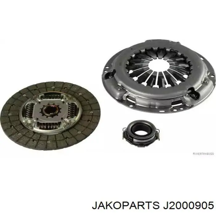 Комплект зчеплення (3 частини) Jakoparts J2000905 ціна, від 83.88 USD