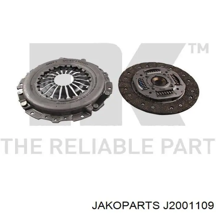 Купити J2001109 Jakoparts Комплект зчеплення (диск, корзина, підшипник)