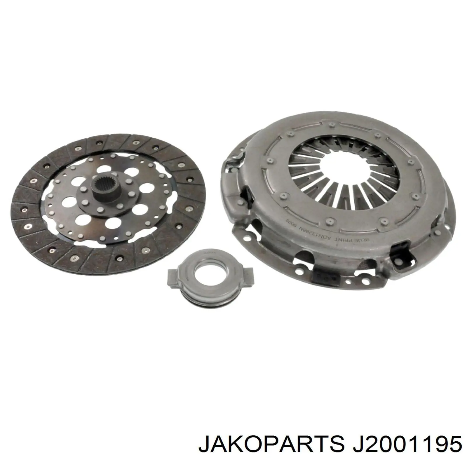 Комплект зчеплення (3 частини) Jakoparts J2001195 ціна, від 135.94 USD