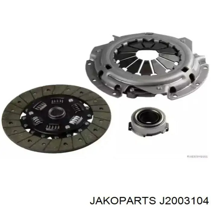 Купити J2003104 Jakoparts Комплект зчеплення (диск, корзина, підшипник)