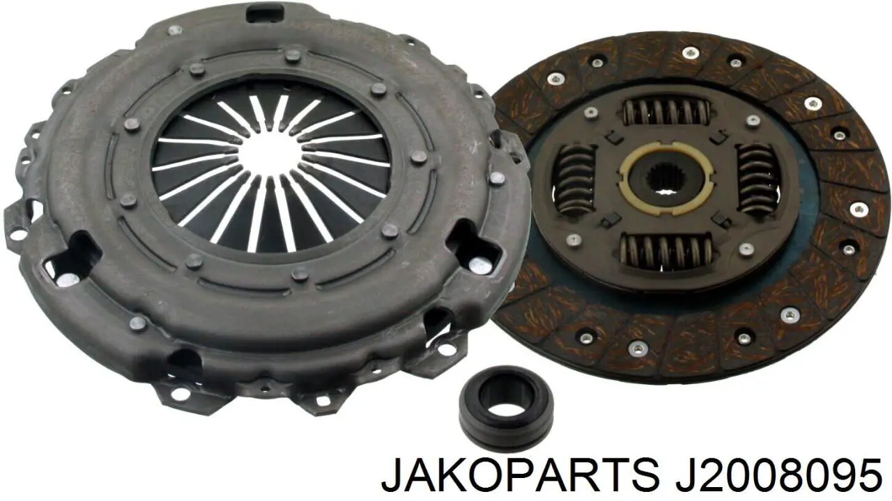 Купити J2008095 Jakoparts Комплект зчеплення (диск, корзина, підшипник)