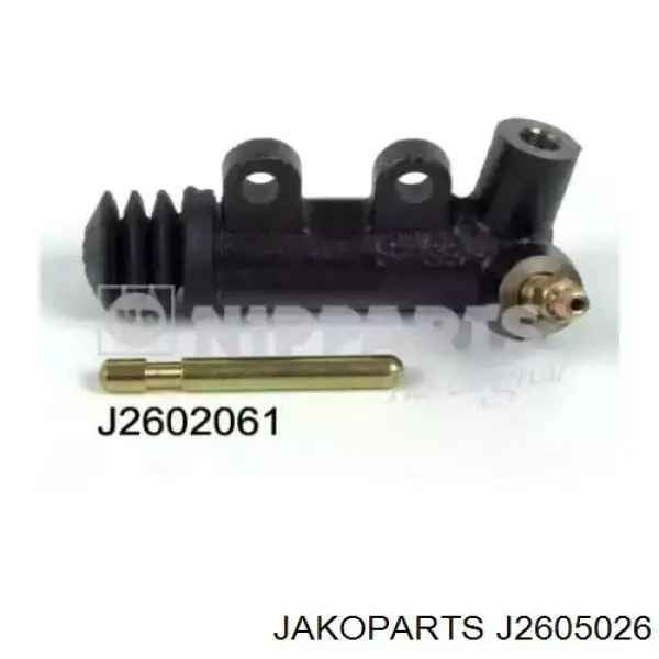 Циліндр зчеплення, робочий Jakoparts J2605026