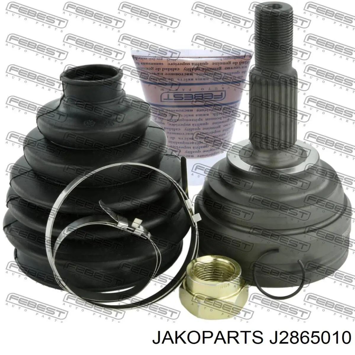 Пильник шарніра кутових швидкостей зовнішній передній Jakoparts J2865010 ціна, від 12.01 USD
