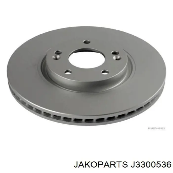 Диск переднього гальма Jakoparts J3300536 ціна, від 43.43 USD