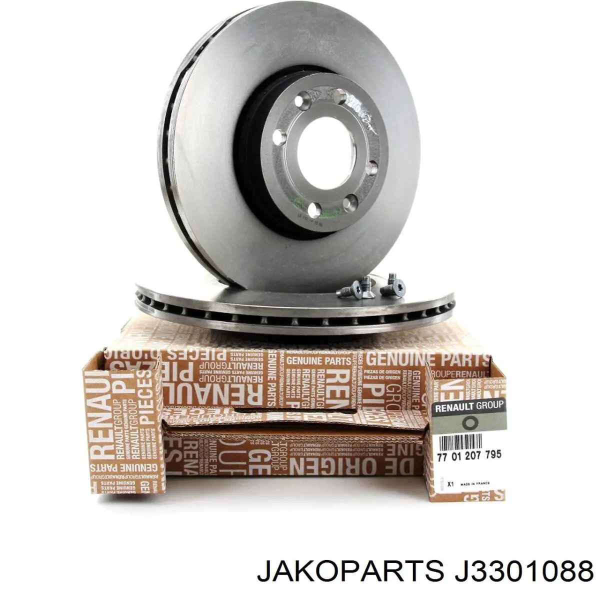 Диск переднього гальма Jakoparts J3301088 ціна, від 29.76 USD