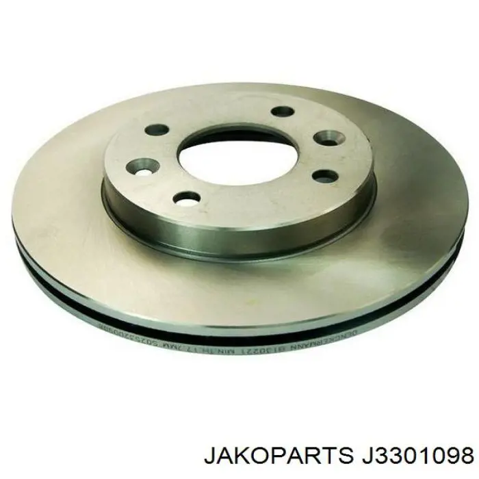 Гальмівні диски передні J3301098 Jakoparts