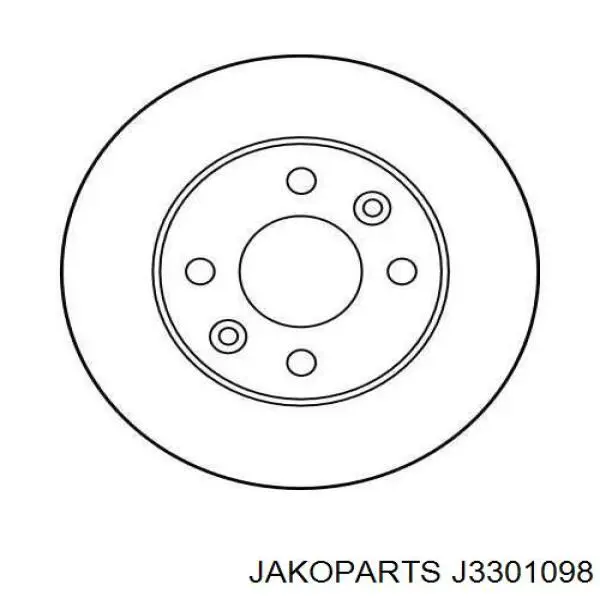 Купити J3301098 Jakoparts Ротор гальмівний